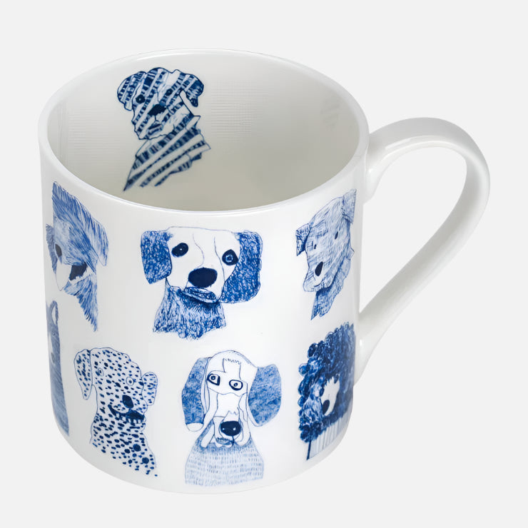 Blue Dogs Fine Bone China Mug - MUG033 - Uneeka